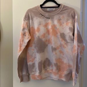 Multicolor Pink Tie Dye Sweatshirt